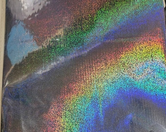 Silver Laser Holographic Transfer Foil Sheet