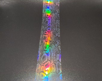 Holografische transparante slangenleer transferfolie voor nagel/kunst
