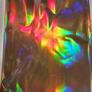 Feuille de transfert de feuille holographique dorée