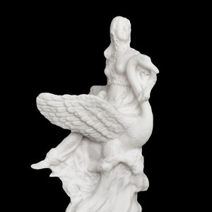 Aphrodite Venus with Swan – Greek Roman Goddess of Love, Beauty, Pleasure, Fertility, Desire and Procreation -  Alabaster Statue