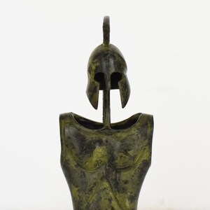 Spartan Hoplite&#39;s Armor, Panoply - Battle of Thermopylae - Hot Gates - King Leonidas and 300 against Persian Army - pure Bronze Sculpture
