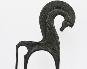 Ancient Greek Horse - pure Bronze Sculpture - Symbol of Wealth and Prosperity