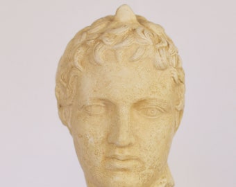 The Marathon Boy or Ephebe of Marathon - National Archaeological Museum of Athens - Small - Reproduction - Head Bust - Casting Stone