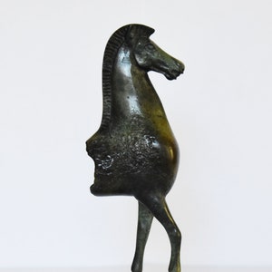 Ancient Greek Horse - Acropolis Museum - Replica - Symbol of Wealth and Prosperity - Pure Bronze Sculpture