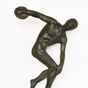 Discobolus of Myron - Discus Thrower - pure Bronze Sculpture