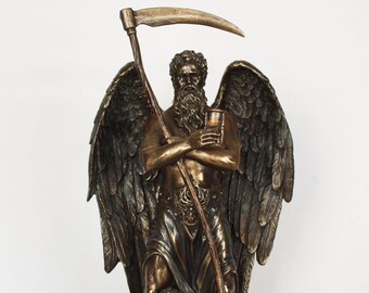 Cronus - Leader and Youngest of the first Generation of Titans - Overthrowned by Zeus and Imprisoned in Tartarus - Cold Cast Bronze Resin