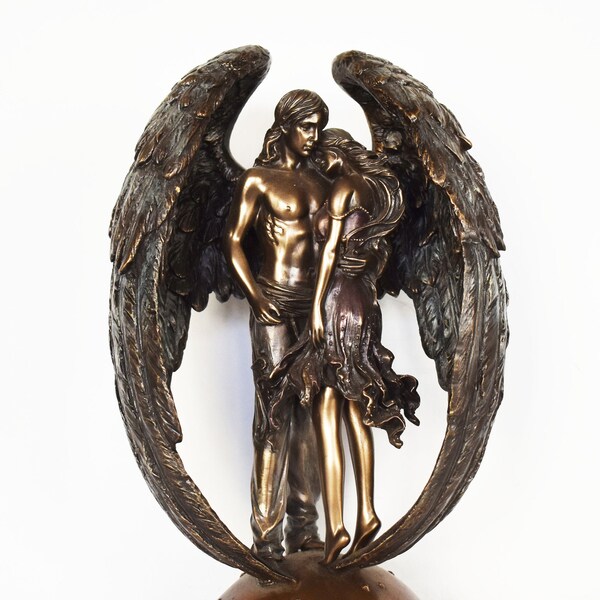 Ange déchu, chassé du paradis ou péché - Lilith, la première femme d'Adam, démon féminin - Résine de bronze coulé à froid