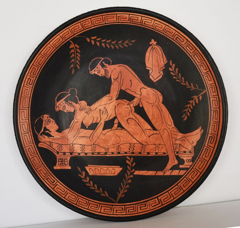 Ancient Erotic Scene - Athens, 500 BC - Representation of Red Fi