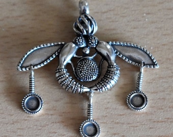 Bees - Malia Palace - 1800 - 1700 BC - Minoan Civilization - Crete, Ancient Greece -  Pendant - 925 Sterling Silver