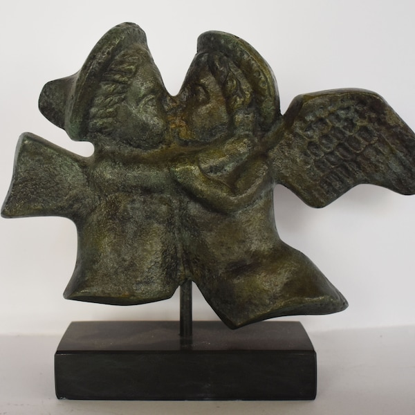 Greek Statue Kissing Etsy