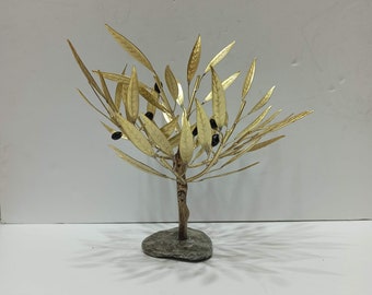 Olive Tree - the most beloved, sacred tree - Ancient Greek Symbol of Peace, Wisdom, Fertility, Prosperity, Immortality, Success - bronze