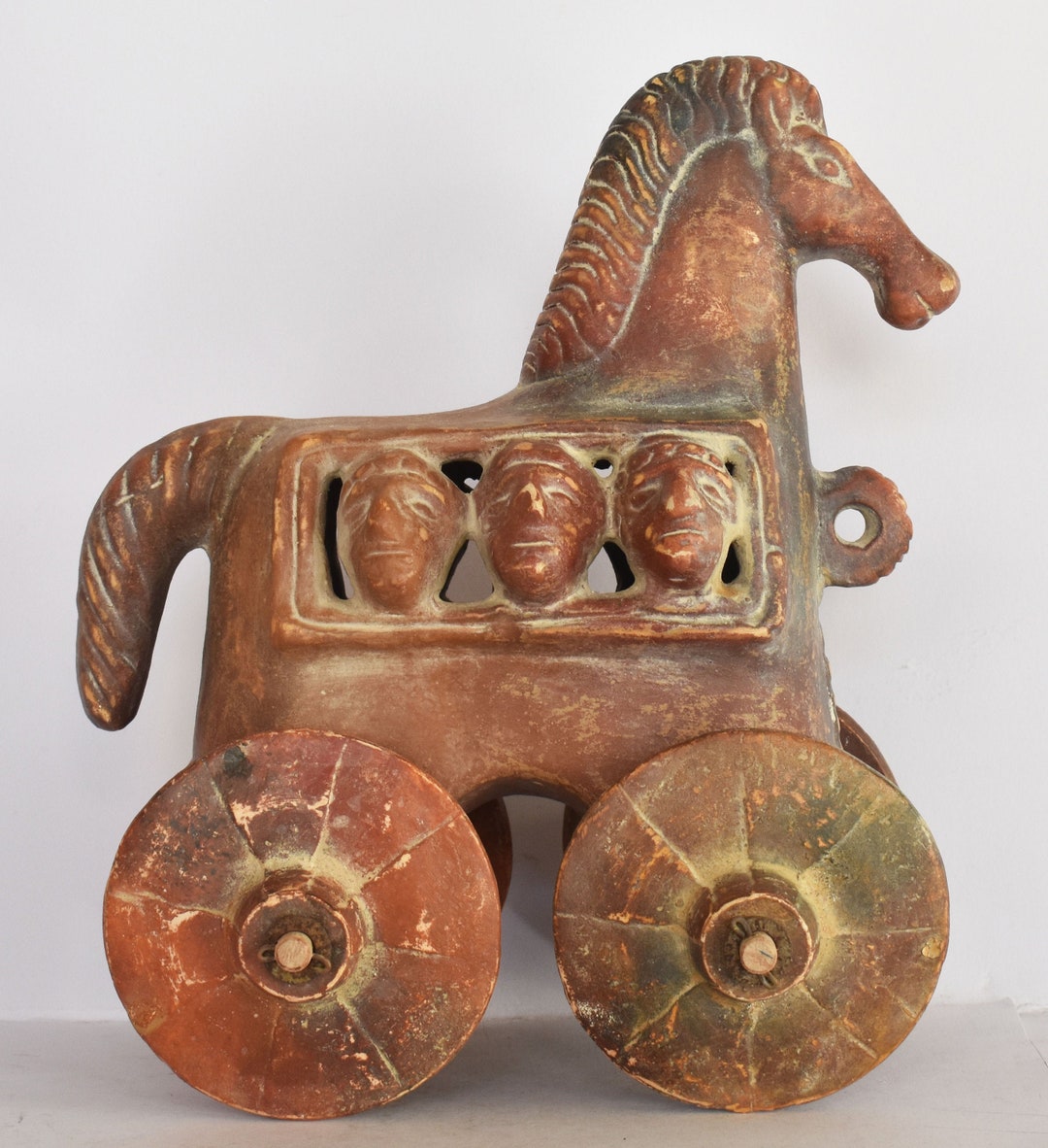 Trojan Horse on Wheels Hollow Greek Horse Trojan War - Etsy