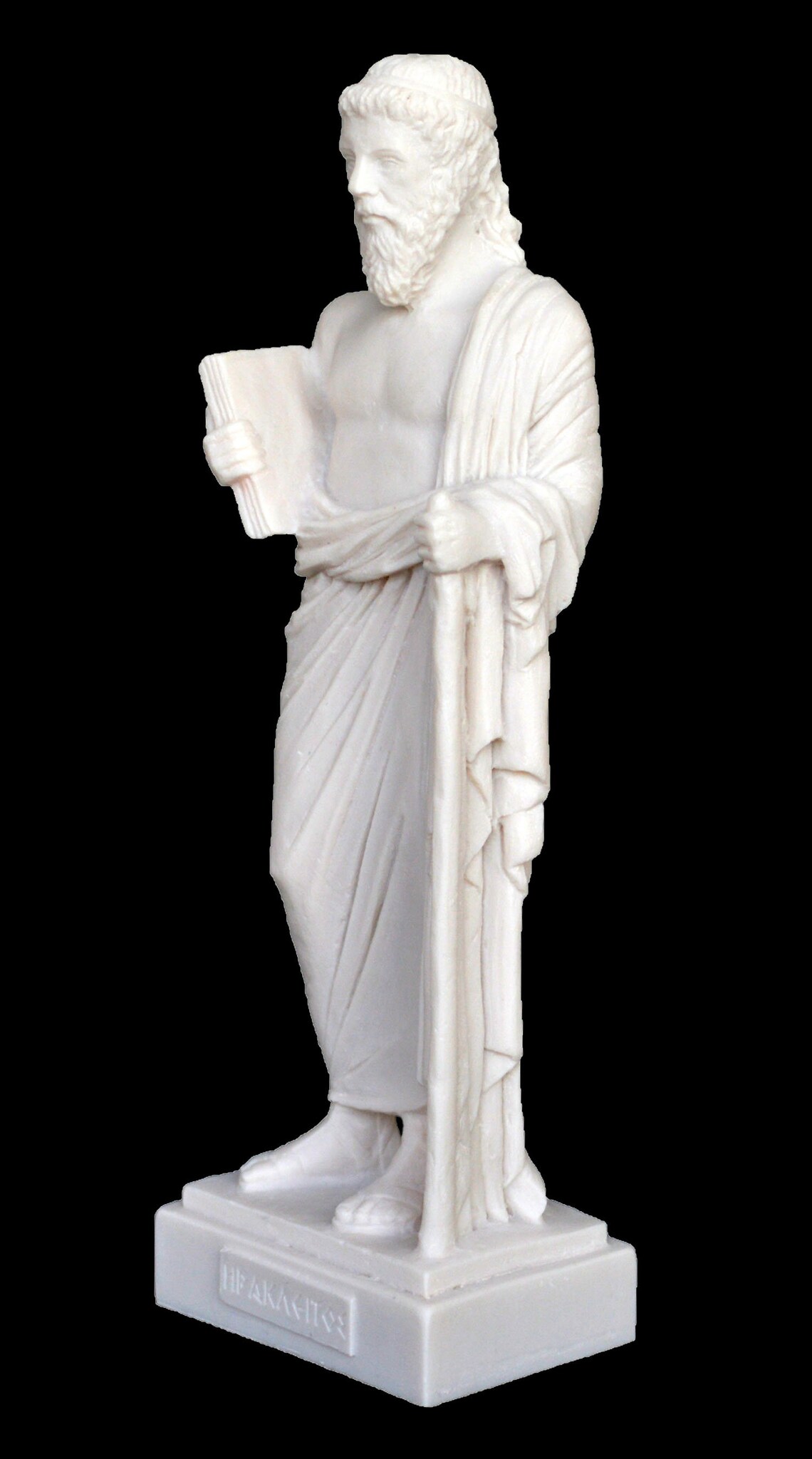 Heraklit antike griechische Philosoph Statue Alabaster Etsy