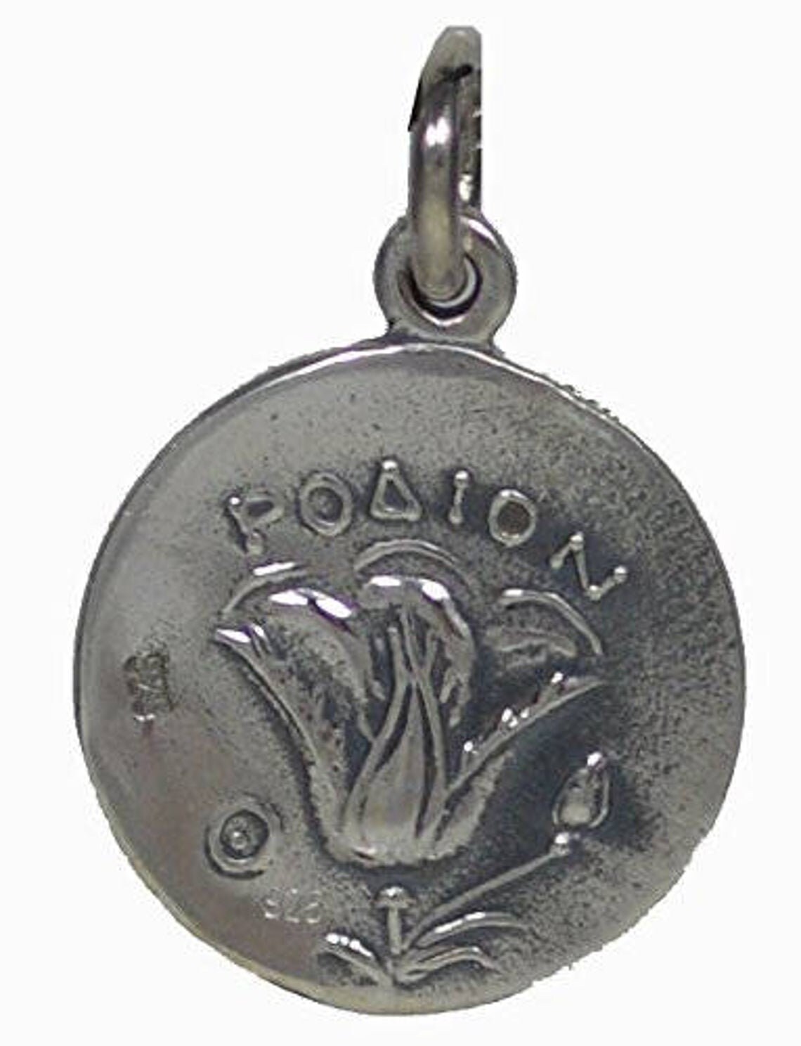 Helius Sun God Rose With Βud Symbol of the City | Etsy