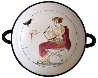 Apollo Black Bird Kylix - Attic Period - Delphi Museum Replica