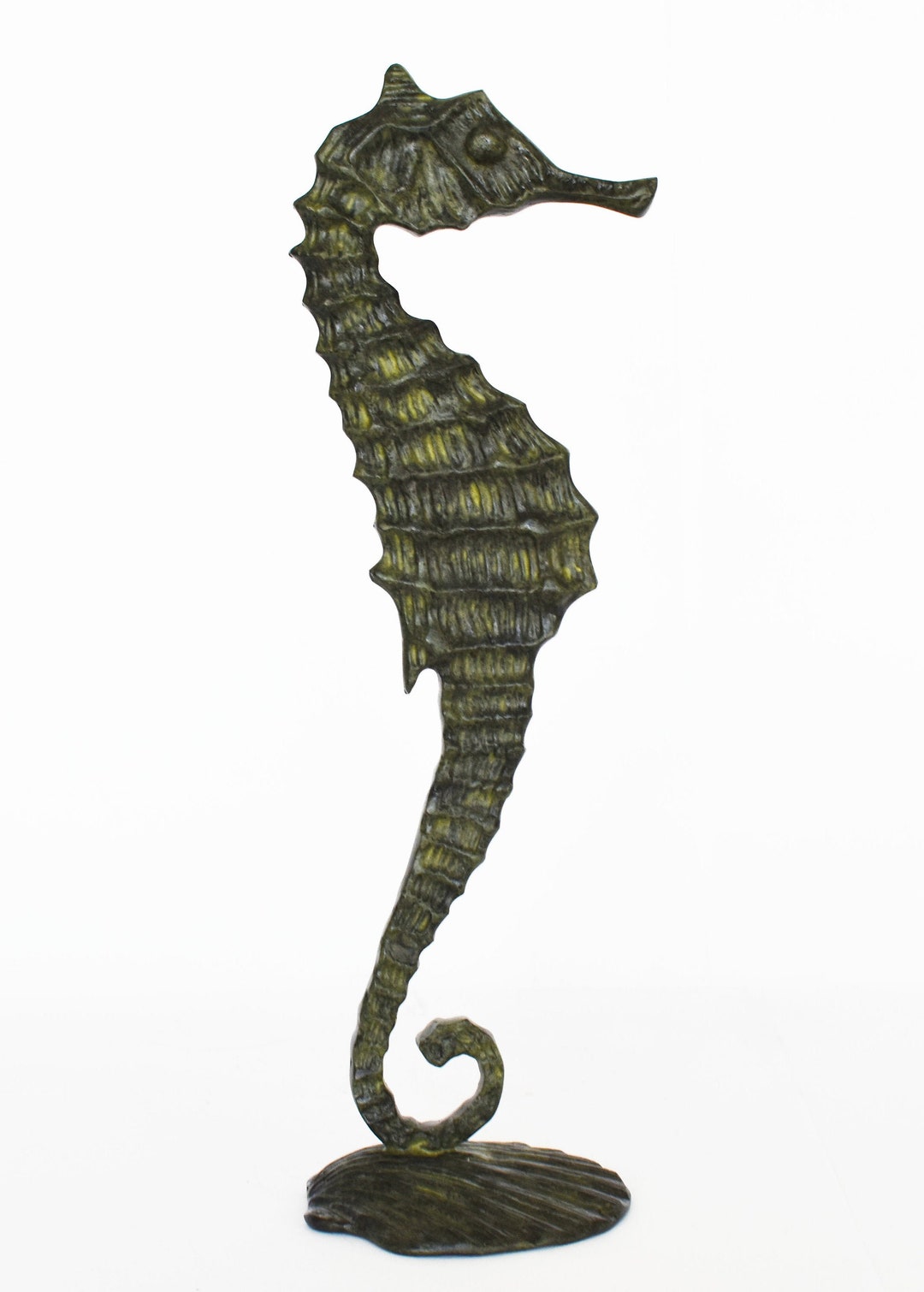 Hippocampe hippocampe figurine d'animal marin sculpture en bronze