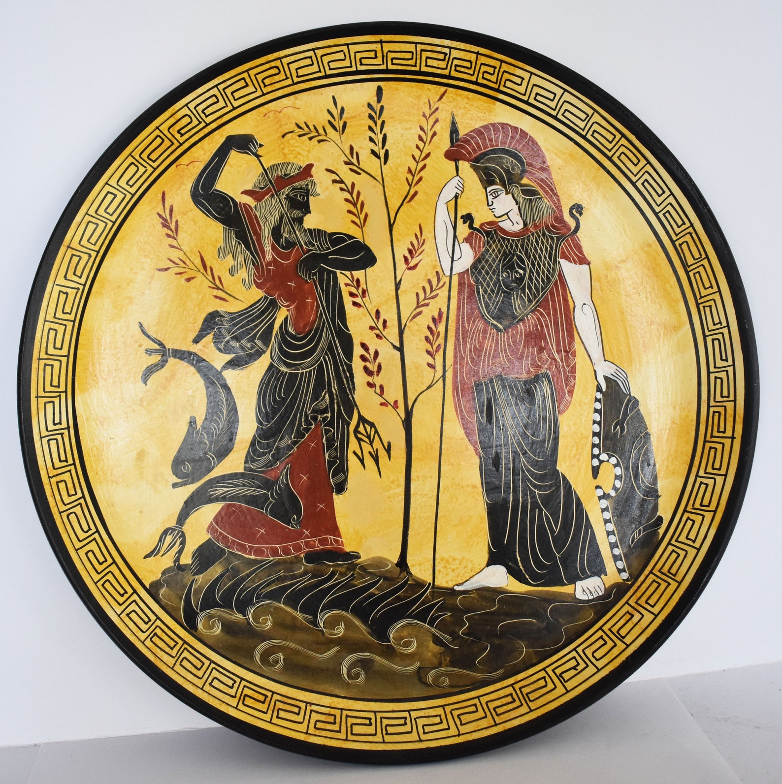 Athena and Poseidons Contest for Athens Ancient Greek Etsy