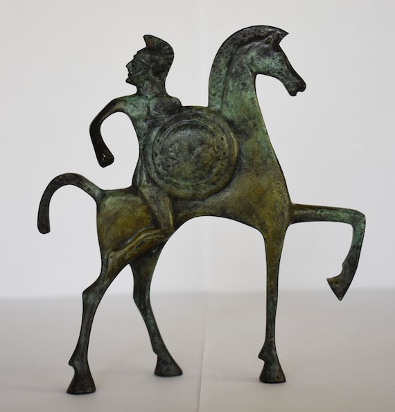 古代ギリシア☆ブロンズ製☆馬像☆精巧レプリカ☆アンティーク