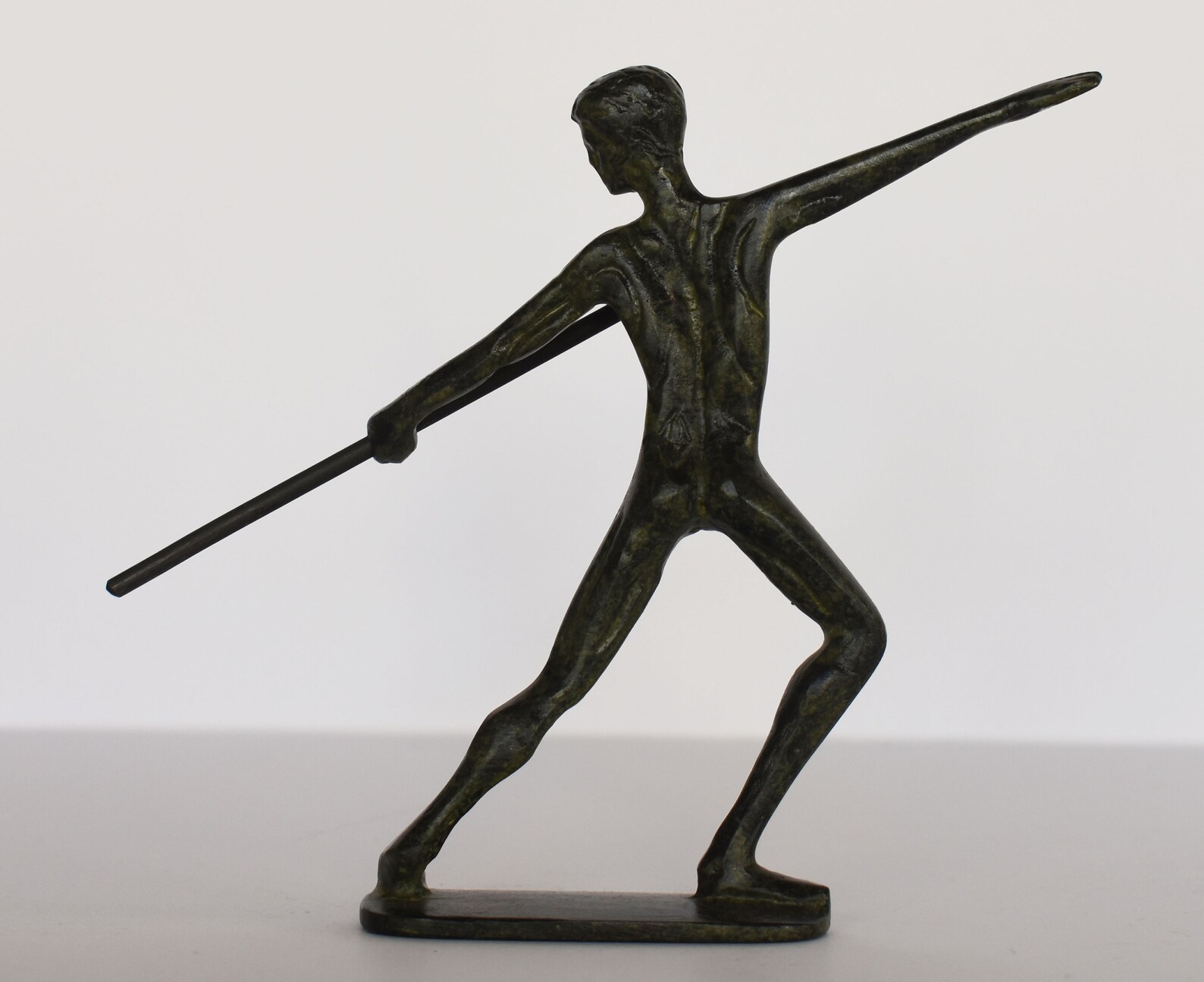 Javelin Thrower Athlete Ancient Greek Olympic Games Pure Etsy