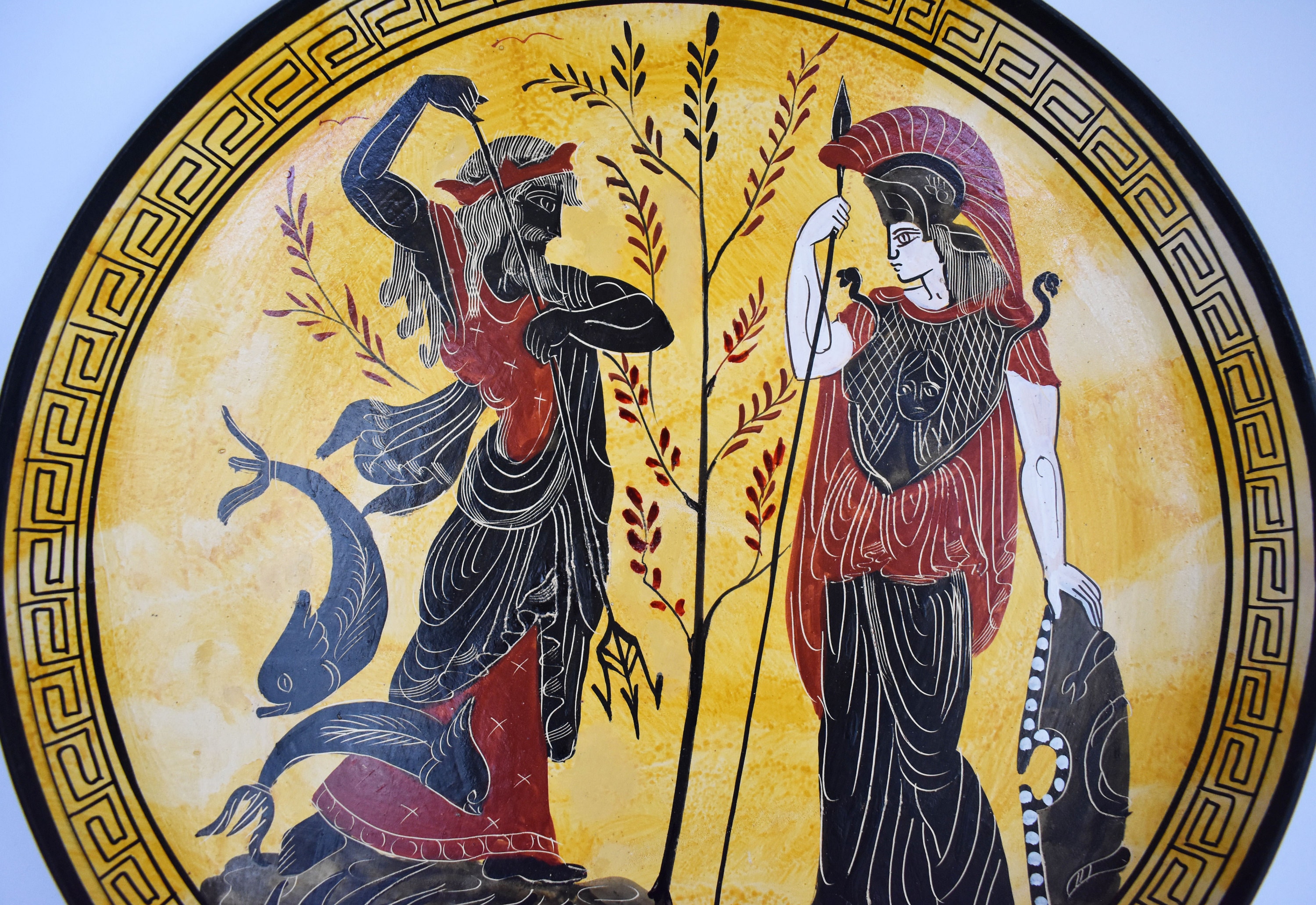 Athena and Poseidons Contest for Athens Ancient Greek Etsy