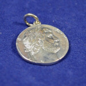 Antinous and Hadrian An Ancient Love Story over the Centuries Twosided Medallion Pendant 925 Sterling Silver image 4