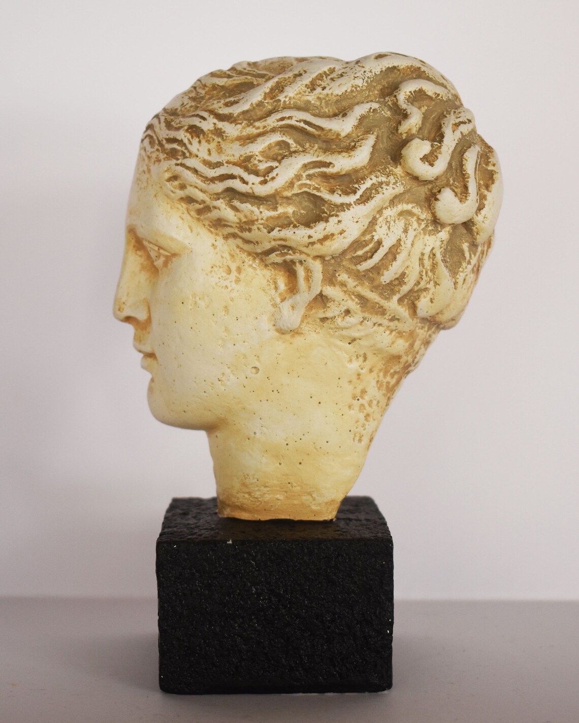 Hygeia Ancienne Déesse Grecque De La Santé Statue Tête Sculpture