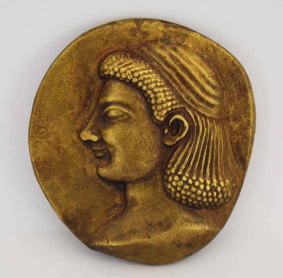 Kouros Nude Male young man Free-Standing Greek Sculpture Archaic  Period Dedication to the Gods Paperweight pure bronze statue