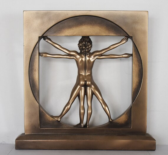 ウィトルウィウス的人間 レオナルドダヴィンチ　オブジェ ウィトルウィウス的人体図と黄金比 – Web site of Takashi IDA