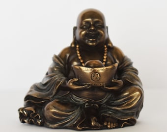 Buddha Siddhartha Gautama - Philosopher, Mendicant, Spiritual Teacher, Religious Leader -  500-400 BC - Mini - Cold Cast Bronze Resin