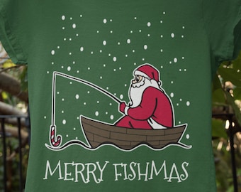 Allegro Pesci Svg Pesca Pesca Pescatore Regalo Pescatore Carino Natale Regalo Idea Festa Vacanza Png Divertente Natale Svg Costume