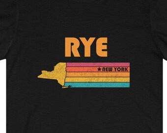 Rye Shirt New York Tshirt City Retro Gift Idea Tourist Tee Rye New York Gift NY Rye Souvenir Shirt