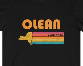 Olean Shirt New York Tshirt City Retro Gift Idea Tourist Tee Olean New York Gift NY Olean Souvenir Shirt