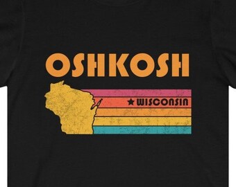 オシュコシュ シャツ ウィスコンシン Tシャツ シティ レトロ ギフト