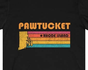 Pawtucket Shirt Rhode Island Tshirt City Retro Gift Idea Tourist Tee Pawtucket Rhode Island Gift RI Pawtucket Souvenir Shirt