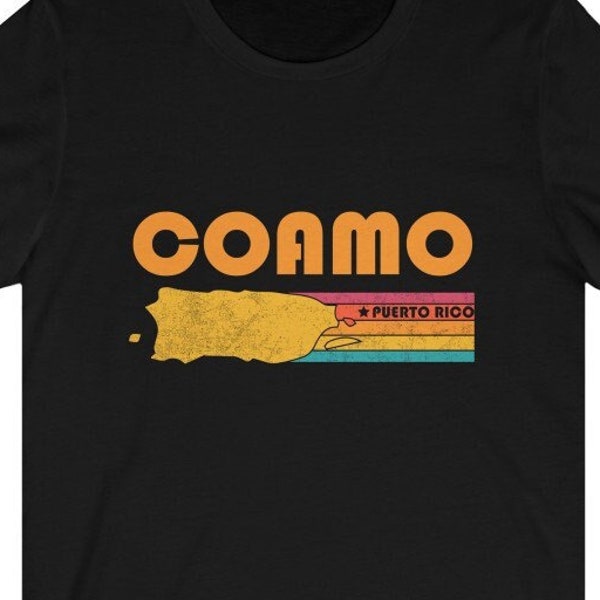 Coamo Shirt Puerto Rico Tshirt City Retro Gift Idea Tourist Tee Coamo Puerto Rico Gift PR Coamo Souvenir Shirt