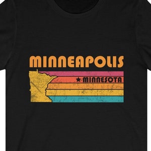 Minneapolis Shirt Minnesota Tshirt City Retro Gift Idea Tourist Tee Minneapolis Minnesota Gift MN Minneapolis Souvenir Shirt