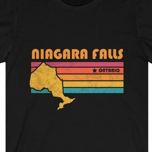 Niagara Falls Shirt Ontario Tshirt City Retro Gift Idea Tourist Tee Niagara Falls Ontario Gift ON Niagara Falls Souvenir Shirt