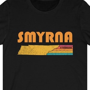 Smyrna Shirt Tennessee Tshirt City Retro Gift Idea Tourist Tee Smyrna Tennessee Gift TN Smyrna Souvenir Shirt