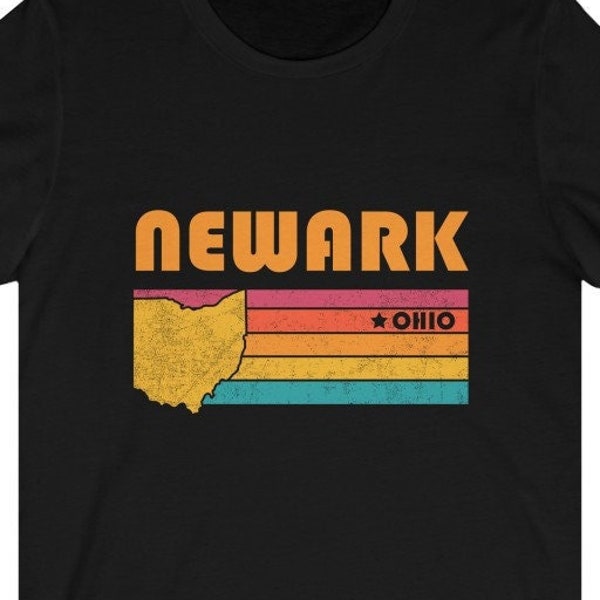 Newark Shirt Ohio Tshirt City Retro Gift Idea Tourist Tee Newark Ohio Gift OH Newark Souvenir Shirt