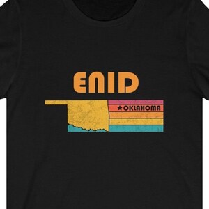 Enid Shirt Oklahoma Tshirt City Retro Gift Idee Toeristische Tee Enid Oklahoma Gift OK Enid Souvenir Shirt