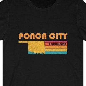 Ponca City Shirt Oklahoma Tshirt City Retro Gift Idea Tourist Tee Ponca City Oklahoma Gift OK Ponca City Souvenir Shirt