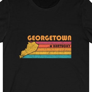 Georgetown Shirt Kentucky Tshirt City Retro Gift Idea Tourist Tee Georgetown Kentucky Gift KY Georgetown Souvenir Shirt