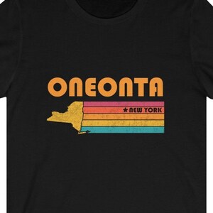 Koszulka Oneonta Nowy Jork Koszulka Miasto Retro Pomysł na prezent Koszulka turystyczna Oneonta Nowy Jork Prezent NY Koszulka pamiątkowa Oneonta