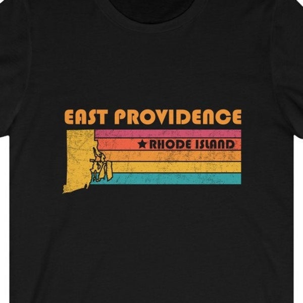 East Providence Shirt Rhode Island Tshirt City Retro Gift Idea Tourist Tee East Providence Rhode Island Gift RI East Providence Souvenir