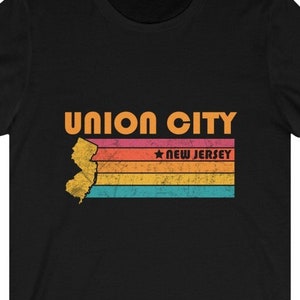 Union City Shirt New Jersey Tshirt City Retro Gift Idea Tourist Tee Union City New Jersey Gift NJ Union City Souvenir Shirt
