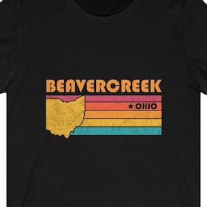 Beavercreek Camisa Ohio Camiseta City Retro Idea de Regalo Turístico Camiseta Beavercreek Ohio Regalo OH Beavercreek Camisa De Recuerdo