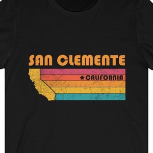 San Clemente Shirt California Tshirt City Retro Gift Idea Tourist Tee San Clemente California Gift CA San Clemente Souvenir Shirt