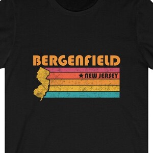 Bergenfield Shirt New Jersey Tshirt City Retro Gift Idea Tourist Tee Bergenfield New Jersey Gift NJ Bergenfield Souvenir Shirt