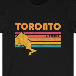 Toronto Shirt Ontario Tshirt City Retro Gift Idea Tourist Tee Toronto Ontario Gift ON Toronto Souvenir Shirt