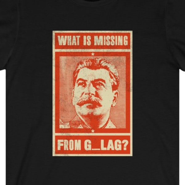 What Is Missing From GULAG Shirt Funny Stalin Shirt Stalin Communist Meme Gift Idea Geek Tee Gulag Tshirt Joseph Stalin Tee